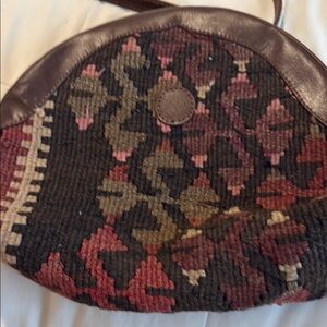 Brown and Red Bags with Style and Functionality Kilim bag from Turkey